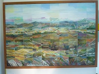 vue du sommet de la Sainte Victoire vers Marseille